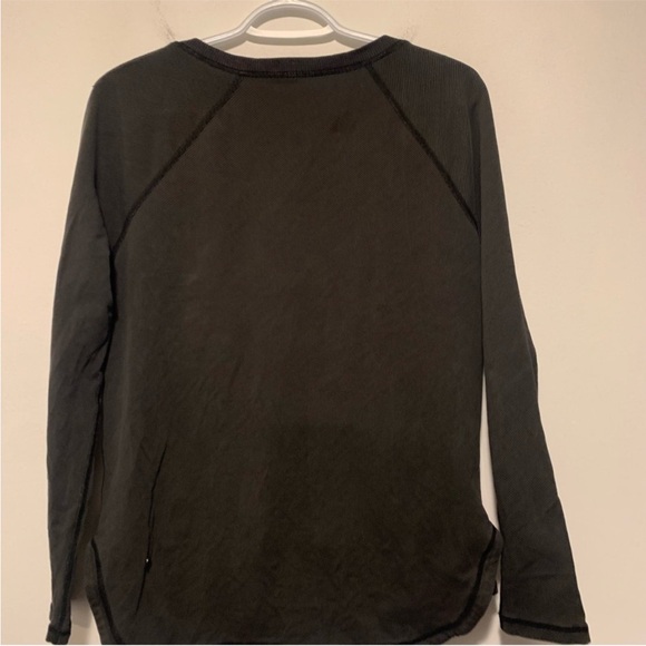 Lululemon After Asana Pullover Telemark Print Black / Black Size 8 - Picture 8 of 11